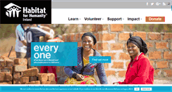 Desktop Screenshot of habitatireland.ie