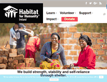 Tablet Screenshot of habitatireland.ie